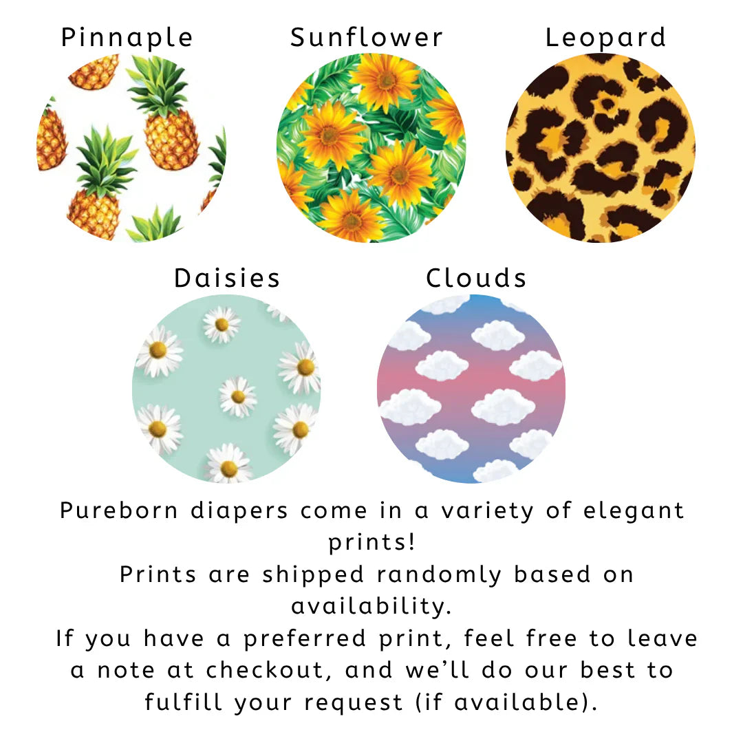 Pureborn - Organic Bamboo Diapers - Size 1
