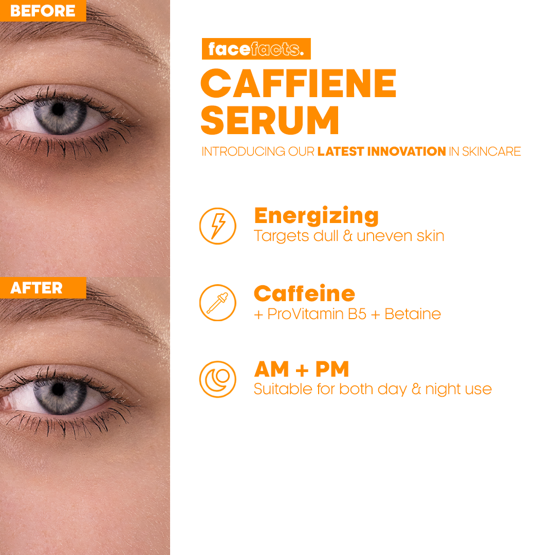 Face Facts Energising Caffeine Facial Serum 30ml