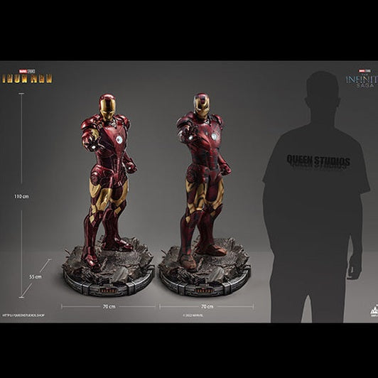 Marvel Iron Man Mark 3 1/2 Statue (Battle-Damaged Edition) By Queen Studios - Medaid International