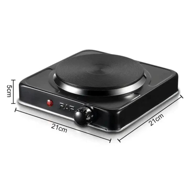 RAF Electric Stove non-stick coating hot plate 1000W R8010AB - Medaid International