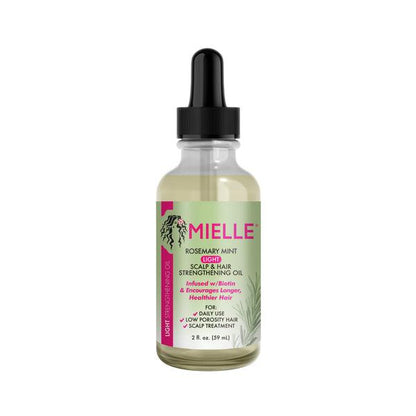 Mielle Organics Rosemary Light Mint Scalp & Hair Strengthening Oil With Biotin & Essential Oils - Medaid International