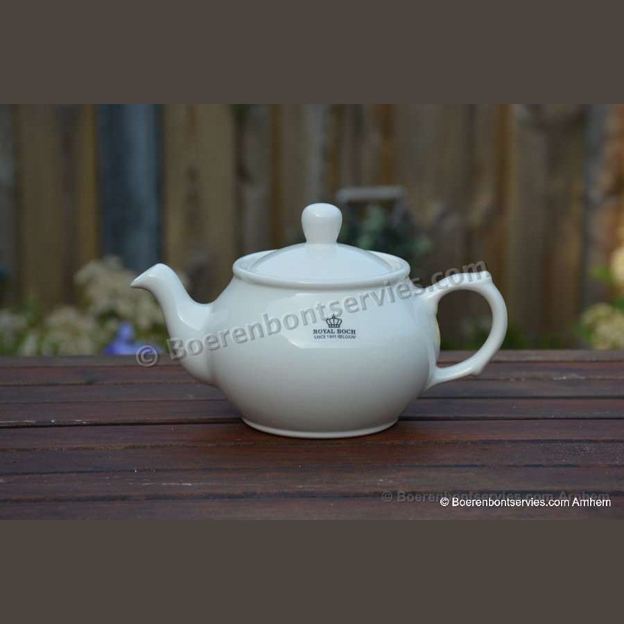 Royal Boch Teapot and mug ivory