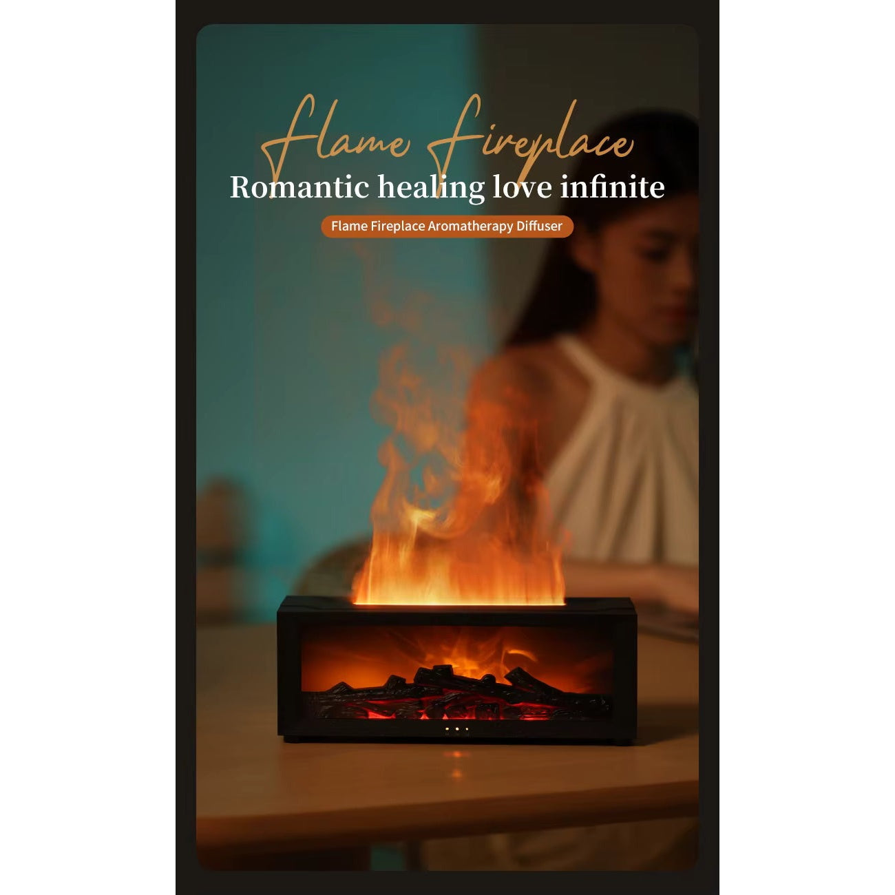 Flame Fireplace Aroma Diffuser - Medaid International