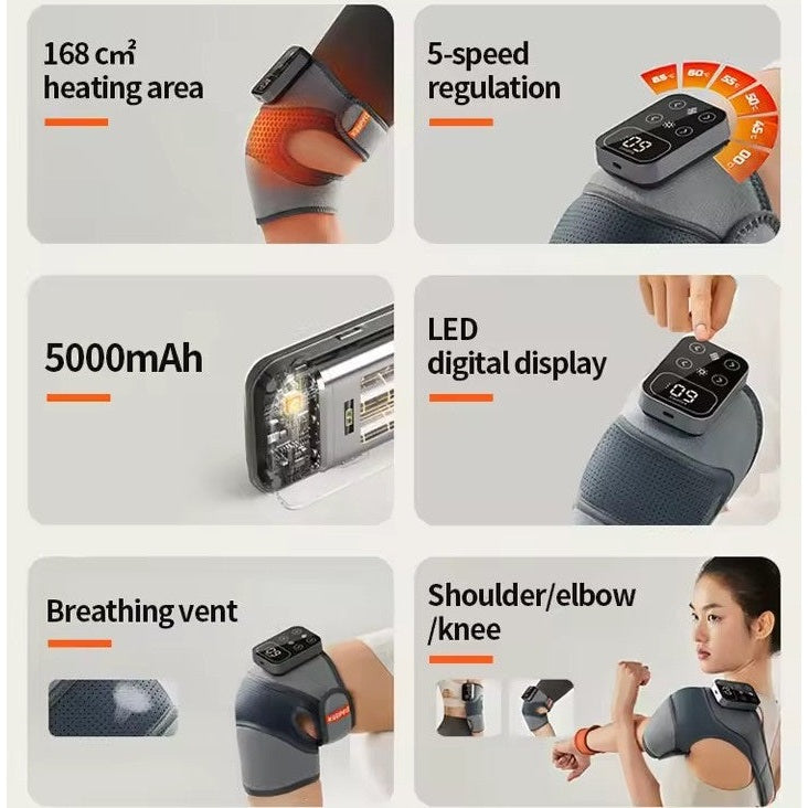 2-in-1 Heated Knee Massager