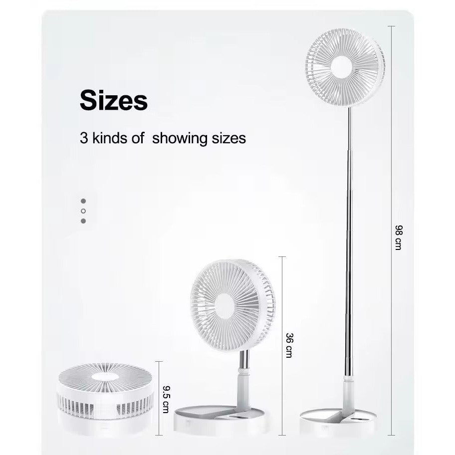Expandable Folding Standing Fan