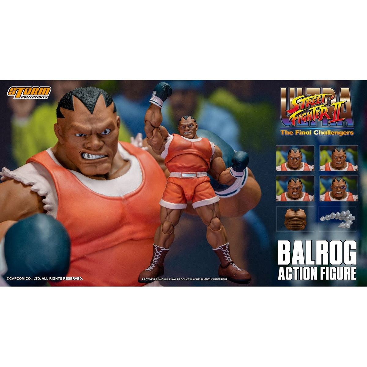Street Fighter II Balrog Action Figure By Storm Collectibles - Medaid International