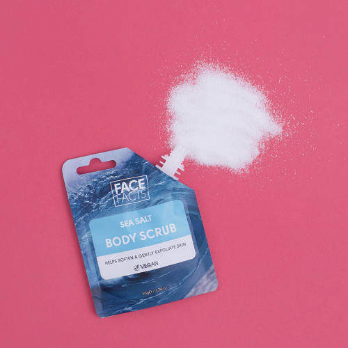 Face facts sea salt body scrub