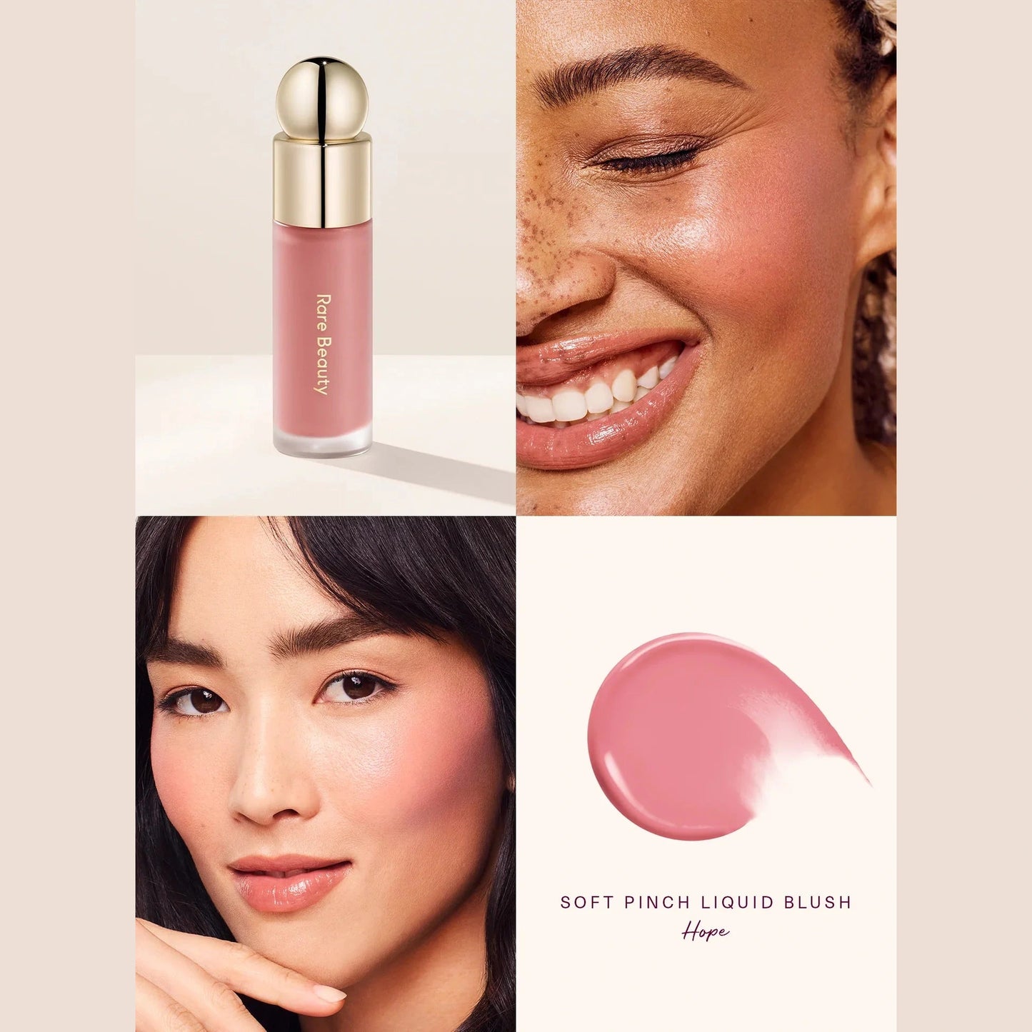 RARE BEAUTY SOFT PINCH DEWY LIQUID BLUSH - HOPE -