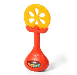 BabyOno - Educational Teether Rattle - Juicy Orange