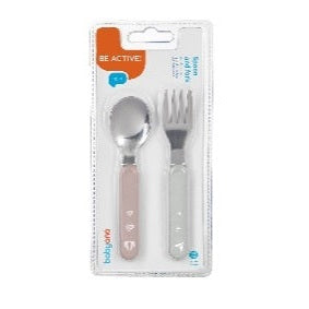 BabyOno - Stainless Steel Spoon And Fork