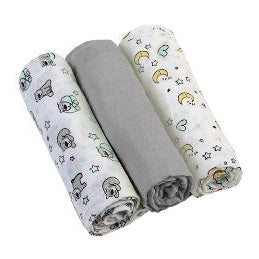 BabyOno - Muslin Diaper - Super Soft 3pcs - 348/01