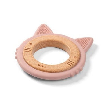 BabyOno - Teether Kitten - Wooden&Silicone