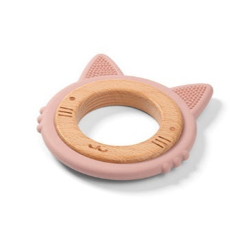 BabyOno - Teether Kitten - Wooden&Silicone