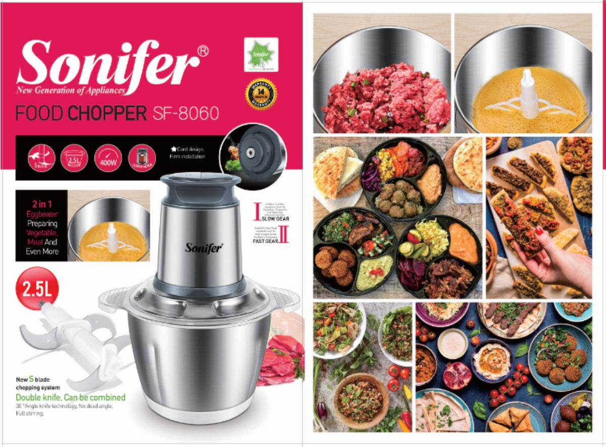 Sonifer 2.5L Quick Chopper 400W SF-8060