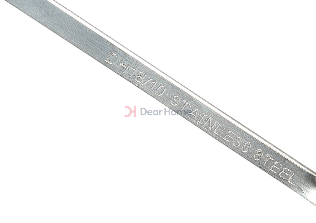 Stainless Flat Bbq Skewers + Wood Handle