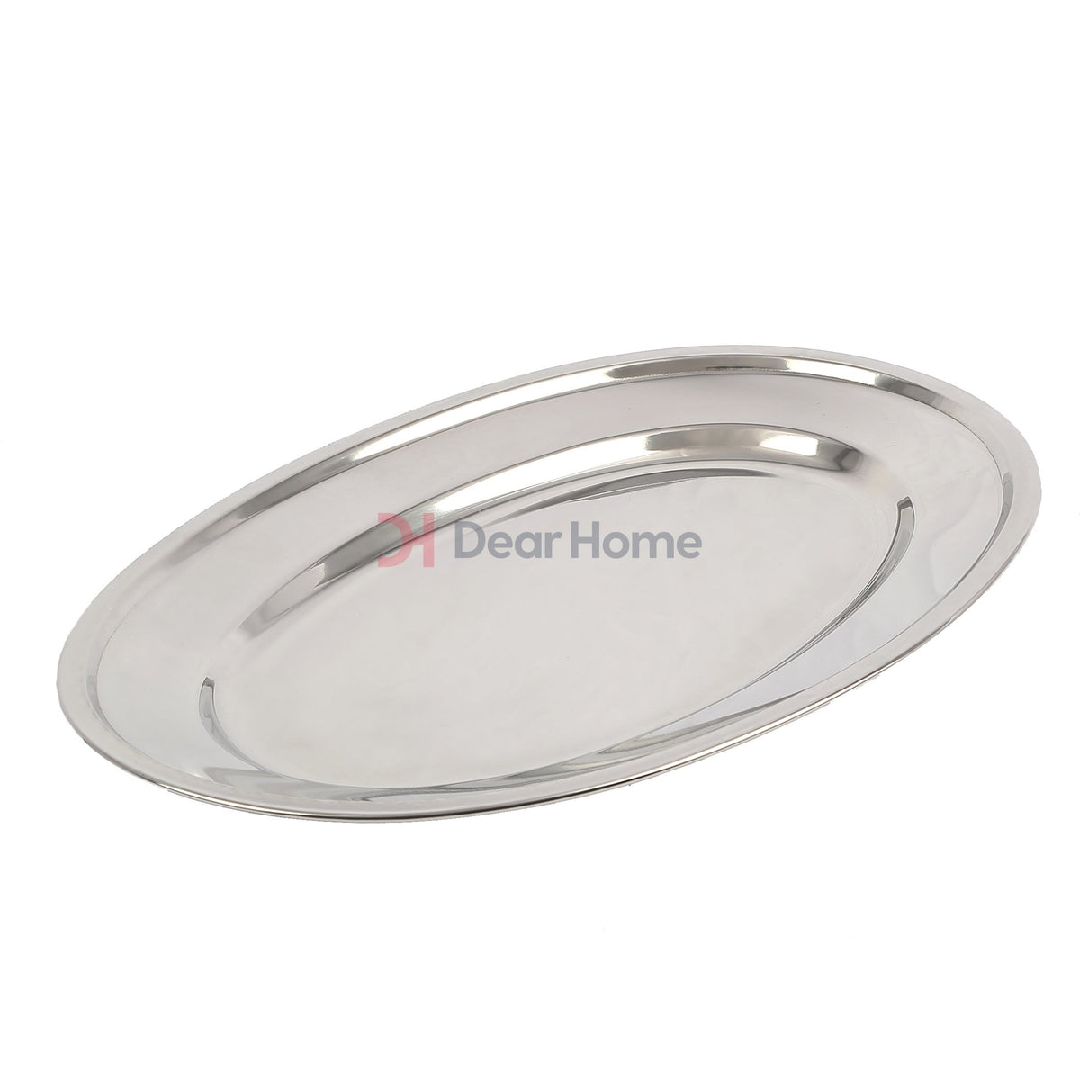 Stainless Oval Serving Tray 45Cm