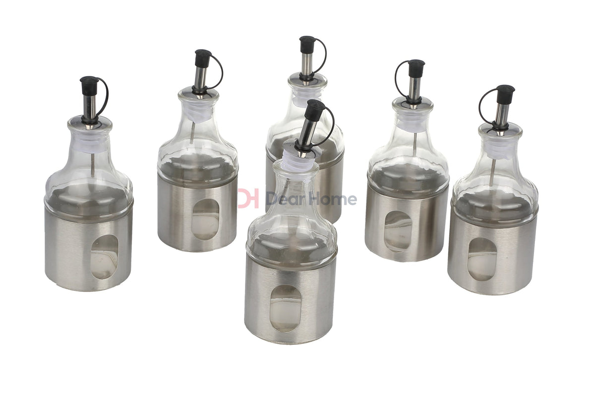 Stainless Small Oil Bottle 6PCS