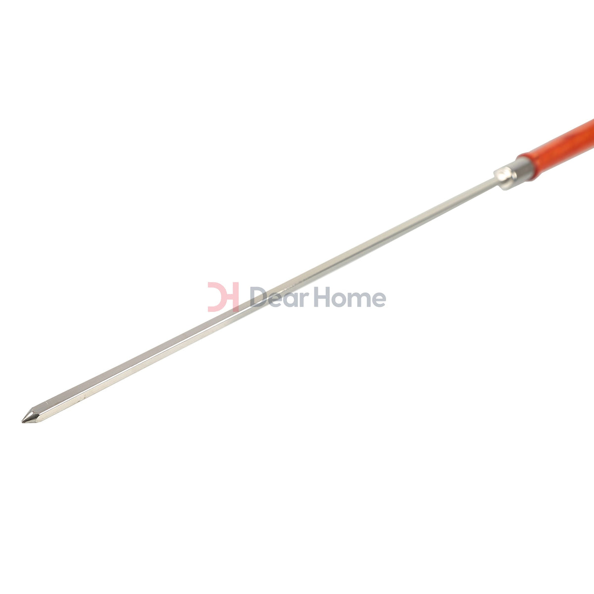 Stainless Square Bbq Skewers+Wood Handle