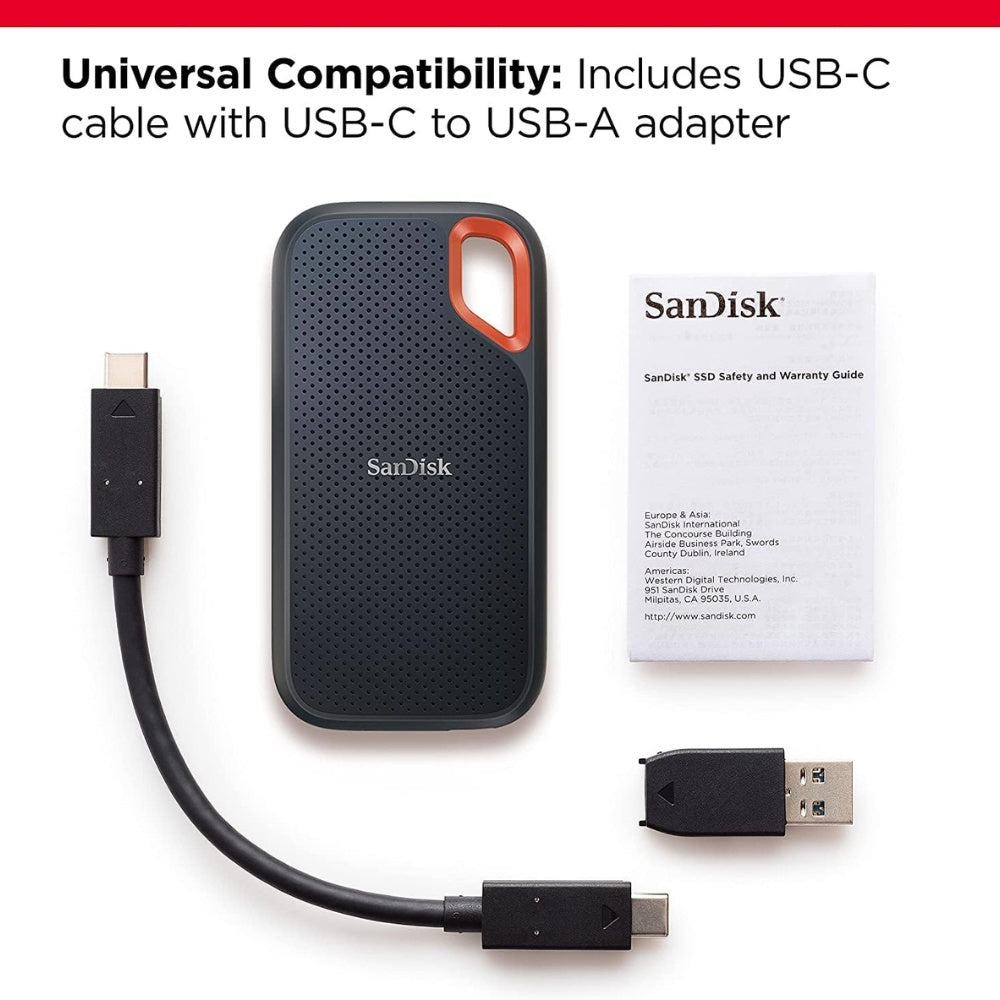 SanDisk Extreme Portable SSD 2TB (1050MBs)