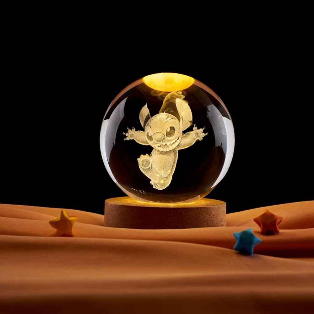 Magical 3D Moving Crystal Ball Lamp