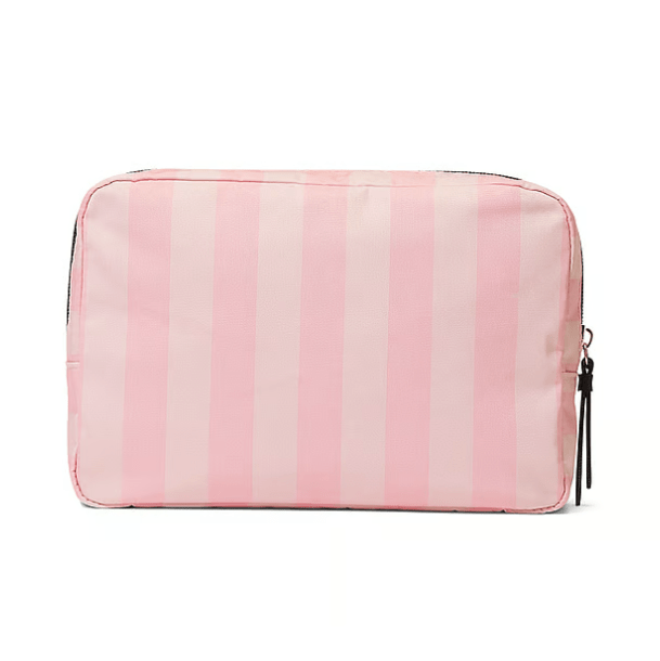 victorias-secret-travel-makeup-pouch-pink-iconic-stripe - Medaid International