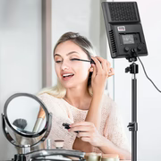 Square Ring Light Panel Photo Shoot LED with 2.1 Meter Tripod