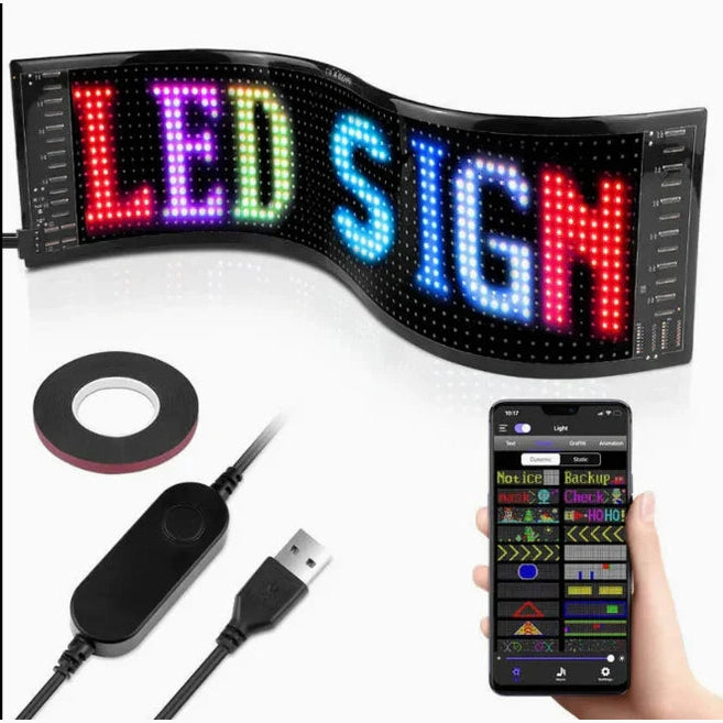 LED Matrix Panel Car Sign