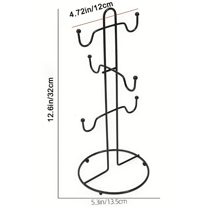 Metal Mug Holder Rack