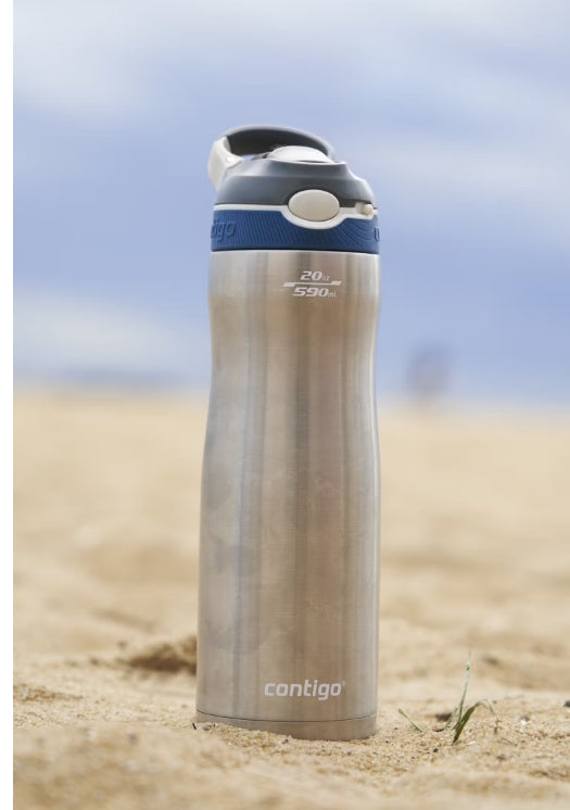 Contigo Ashland Chill AUTOSPOUT Vacuum-Insulated Water Bottle, 590 ml (Monaco)