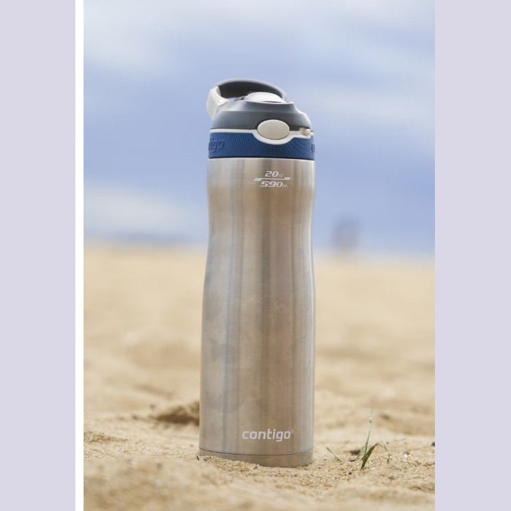 Contigo Ashland Chill AUTOSPOUT Vacuum-Insulated Water Bottle, 590 ml (Monaco)