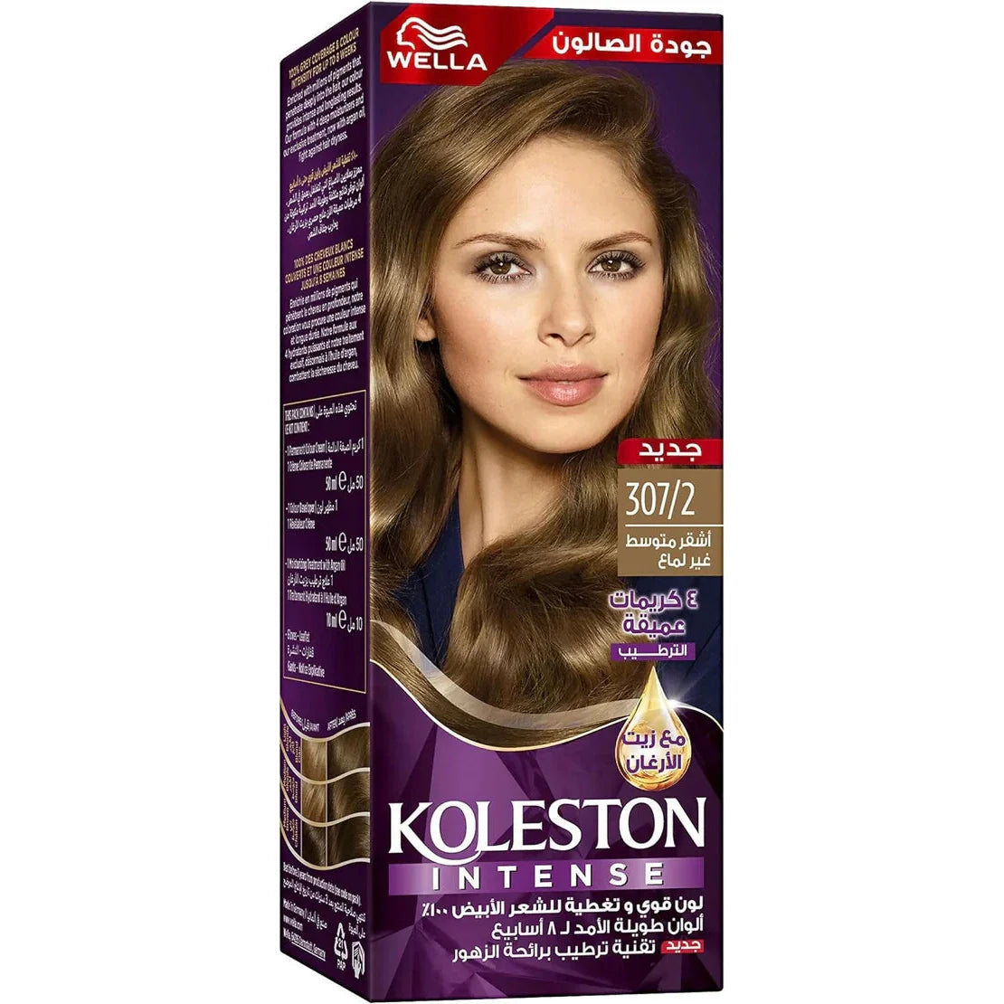 KOLESTON INTENSE MATTE MEDIUM WARM BLONDE 307/2 - Medaid