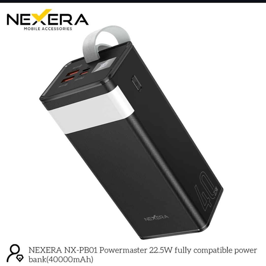 40000MAH 3 Outputs Power Bank With LED Lighting NX-PB01
