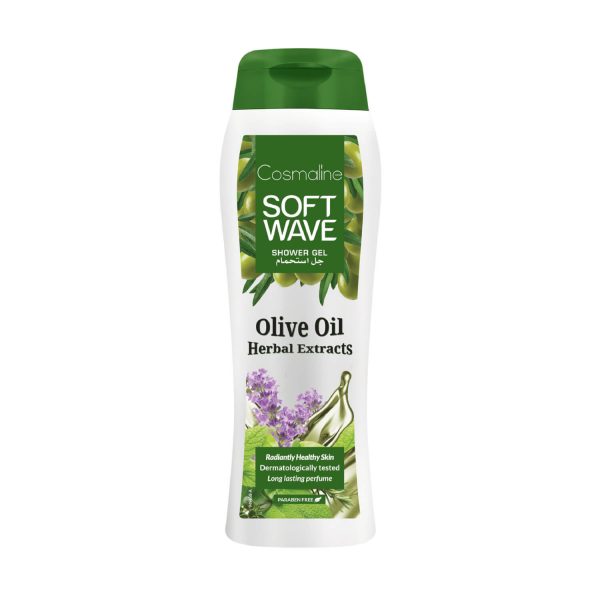 Cosmaline Soft wave shower gel olive oil herbal extracts 400ml