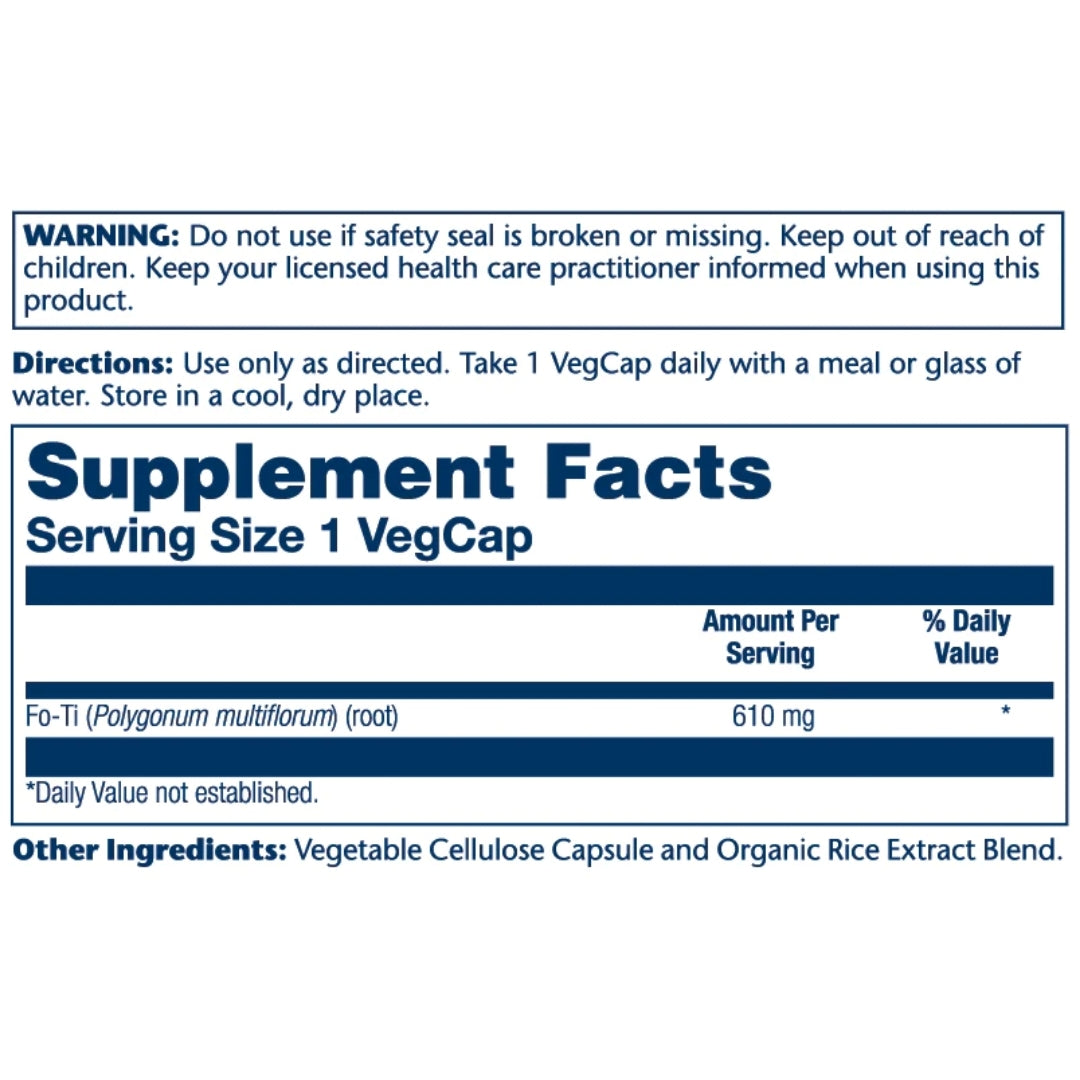 Fo-Ti Root 610mg - Medaid International