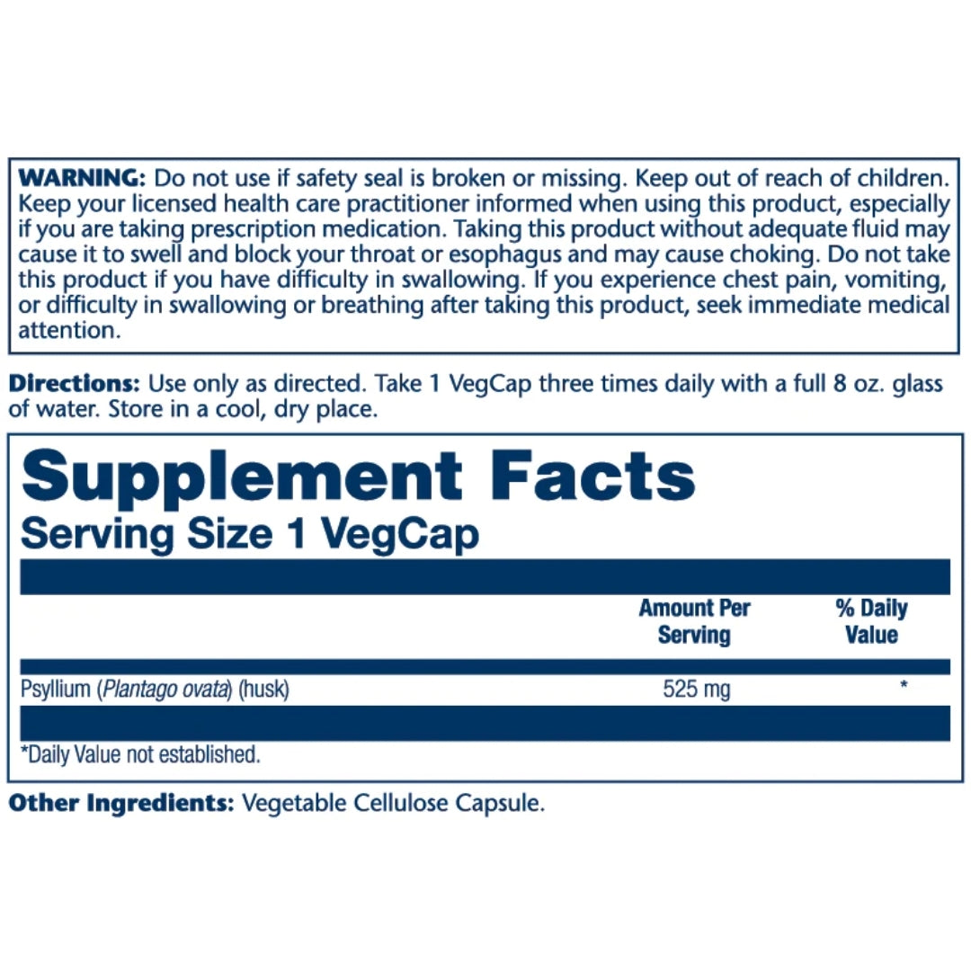 Psyllium Husk 525mg - Medaid International