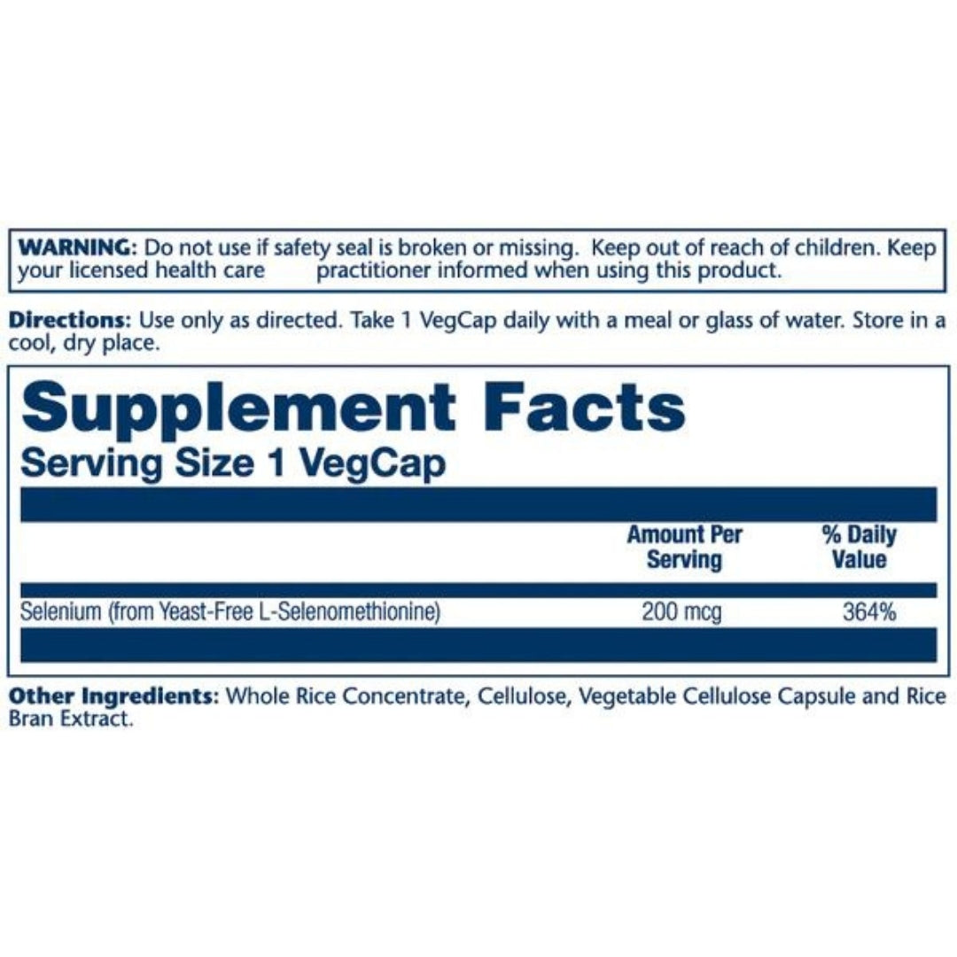 Selenium 200mcg - Medaid International