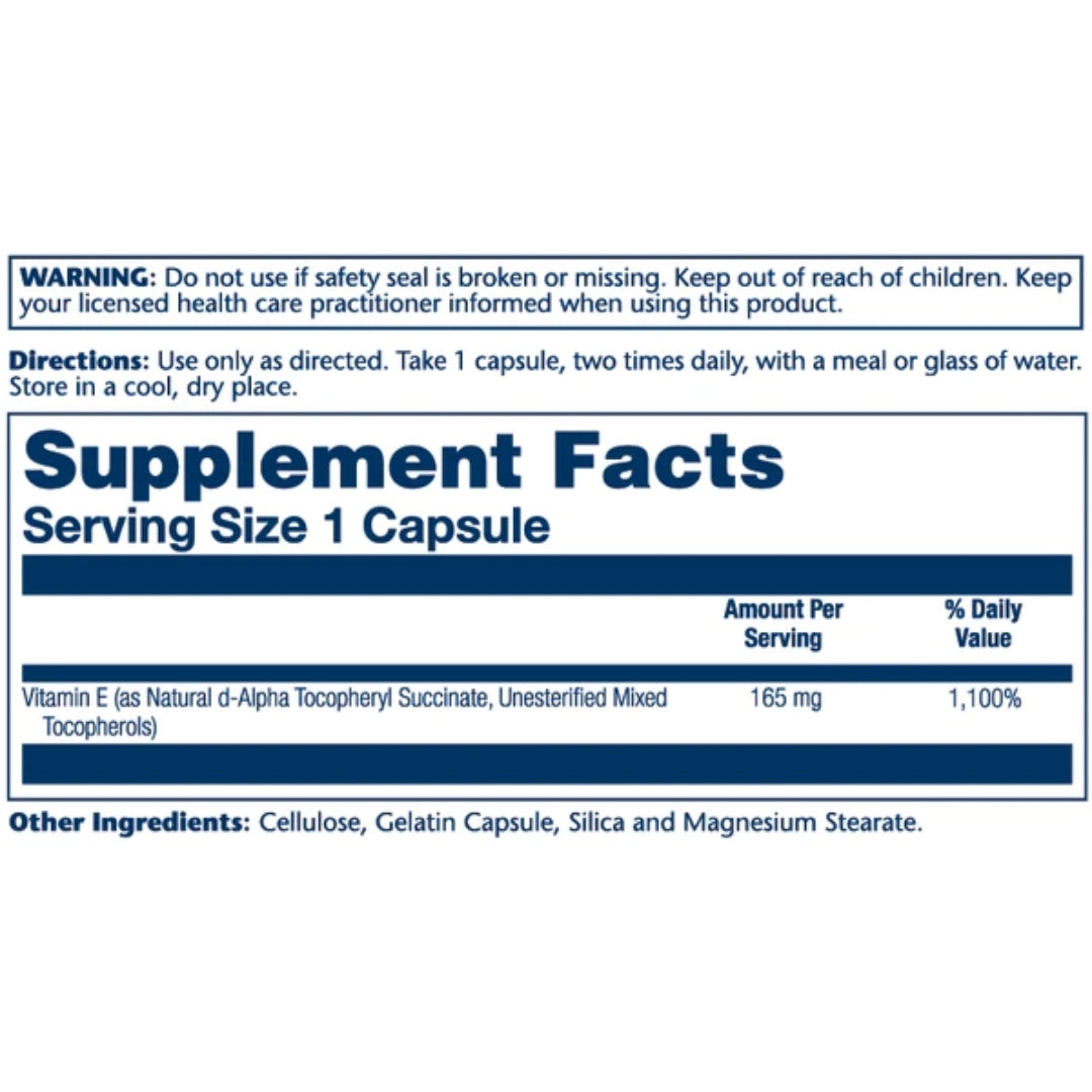Vitamin E 165mg - Medaid International