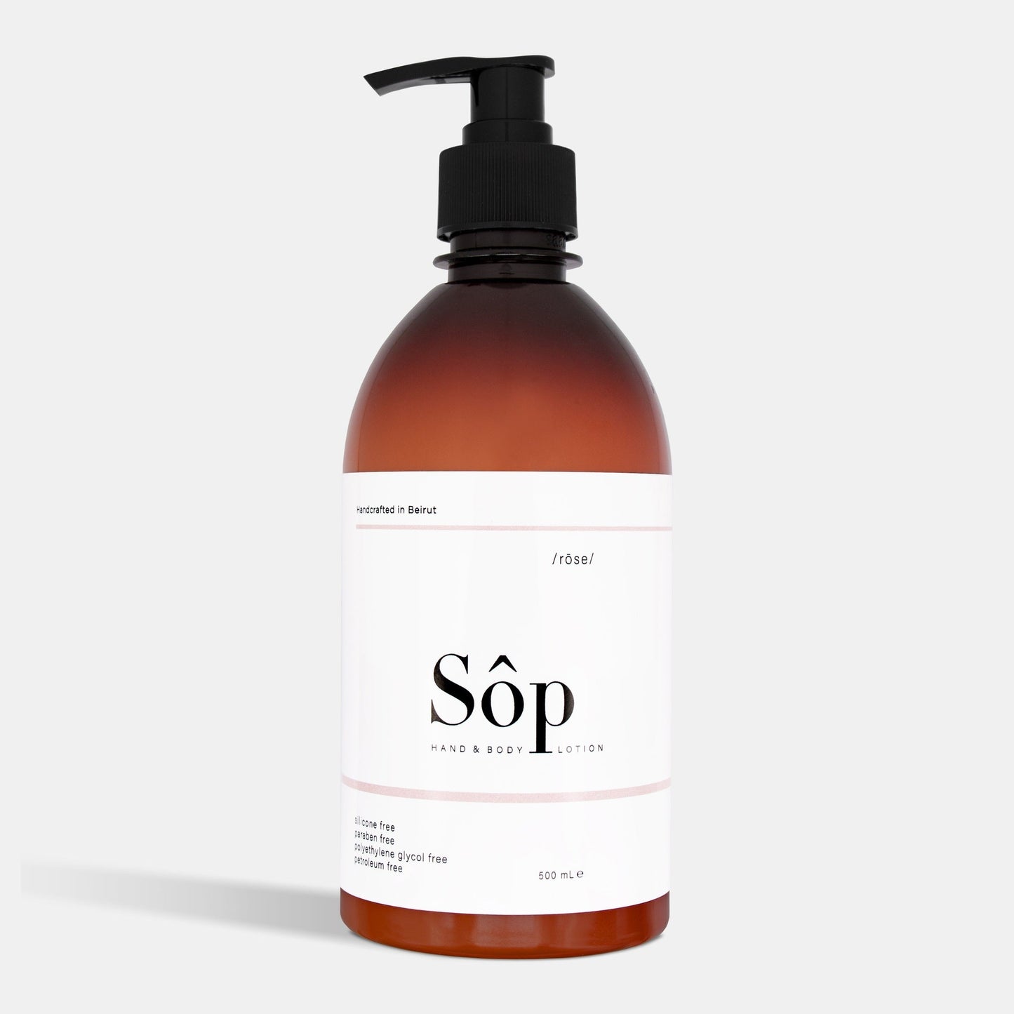 Sôp Natural Hand & Body Lotion Rose
