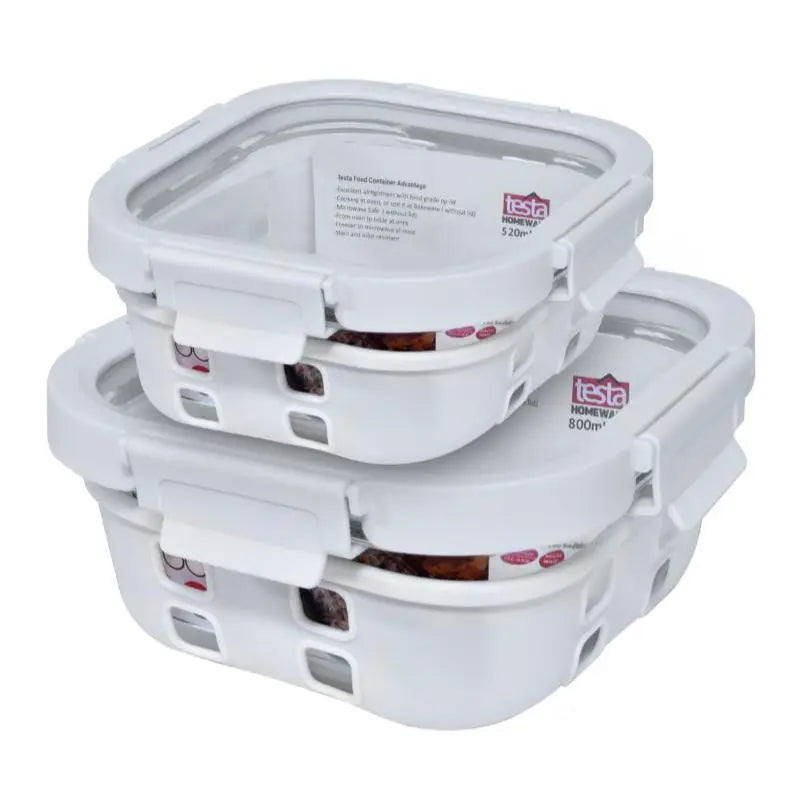 Testa Food Container 520 ml. Square (H.E)