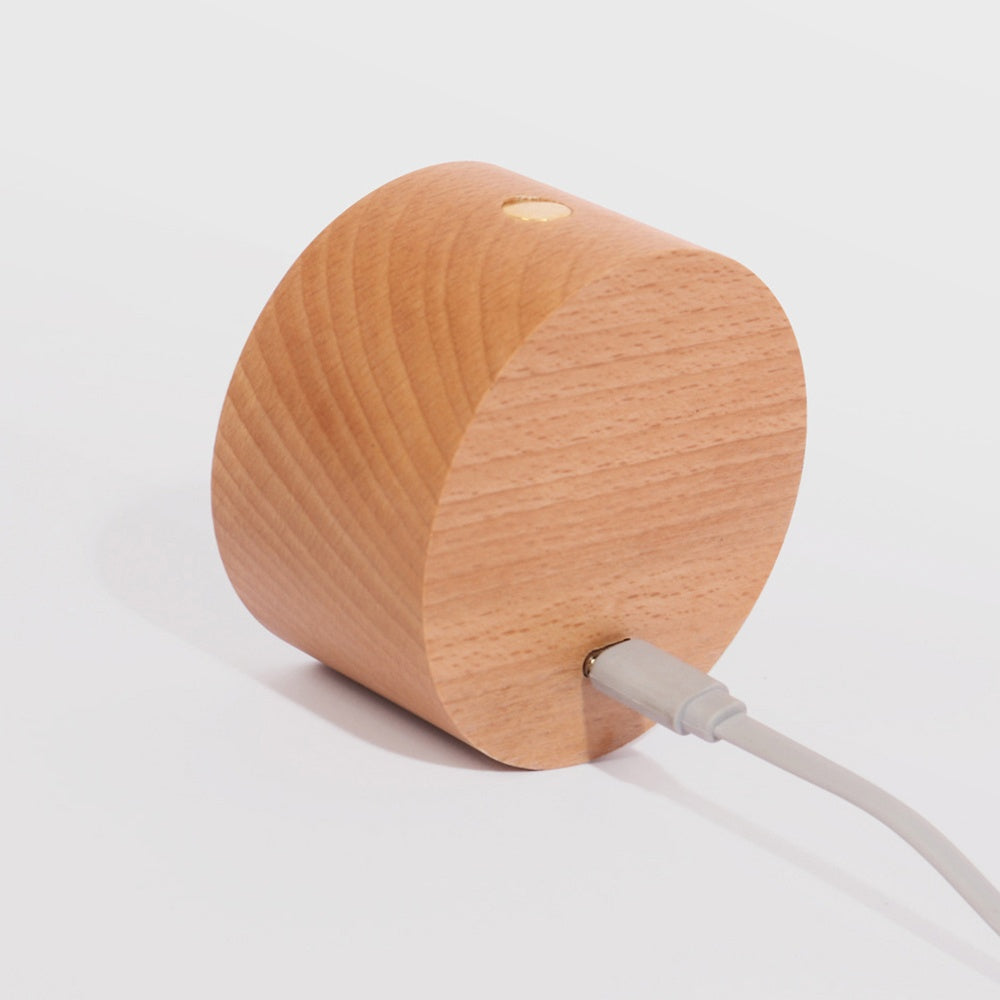 Magnetic Wireless Bedside Wooden LED Smart 360 Degree