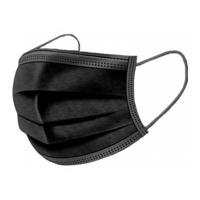 Black Disposable Masks - Pack of 50 - Medaid International