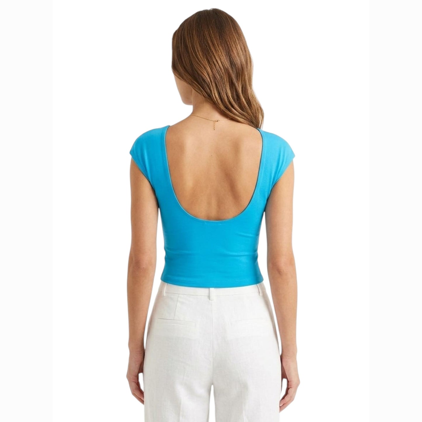 Women's Plain Top,Blue