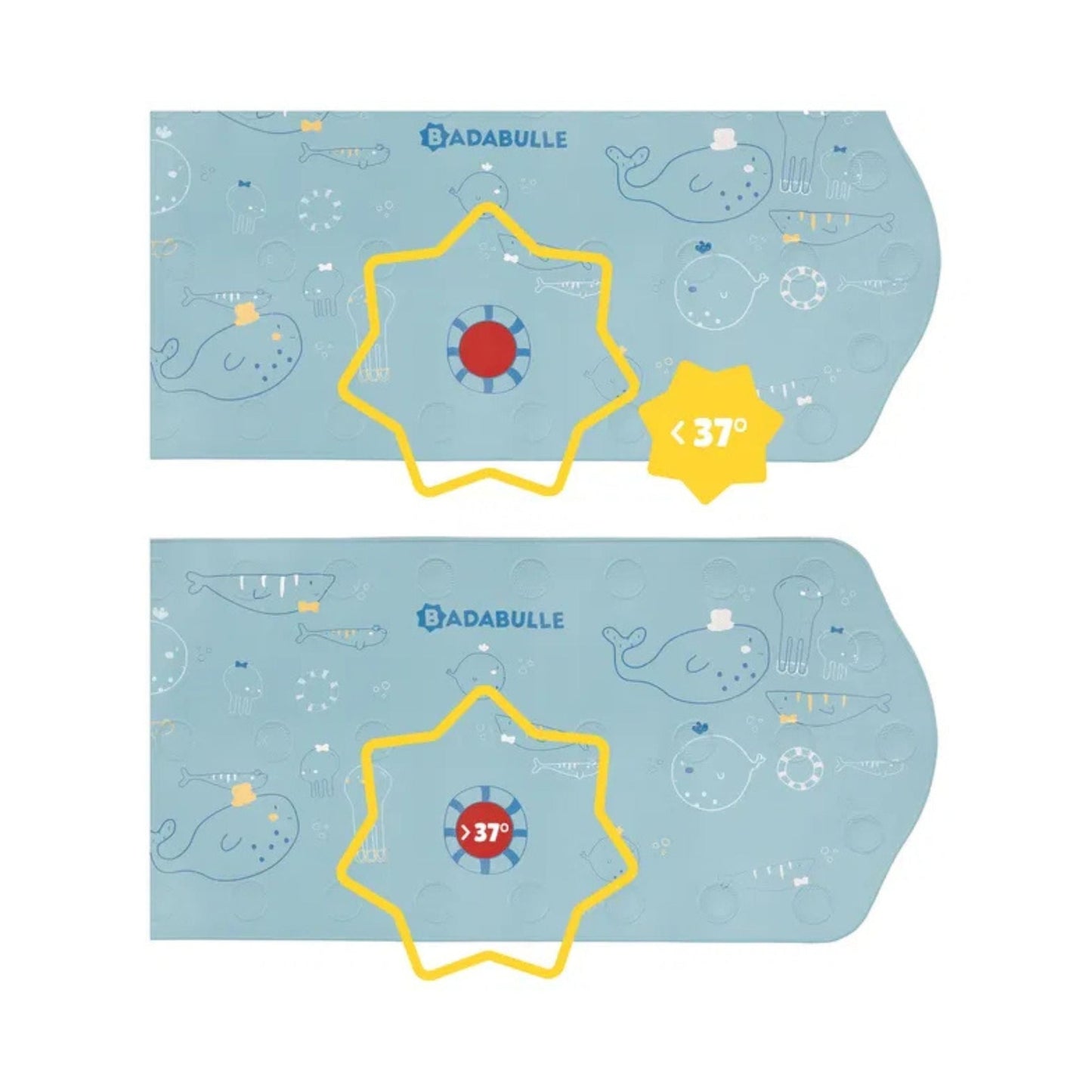 Xxl Bath Mat With Thermometer