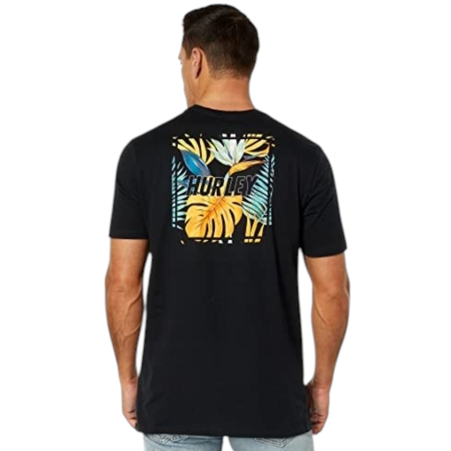 Men's Brand Logo Printed Top,Black