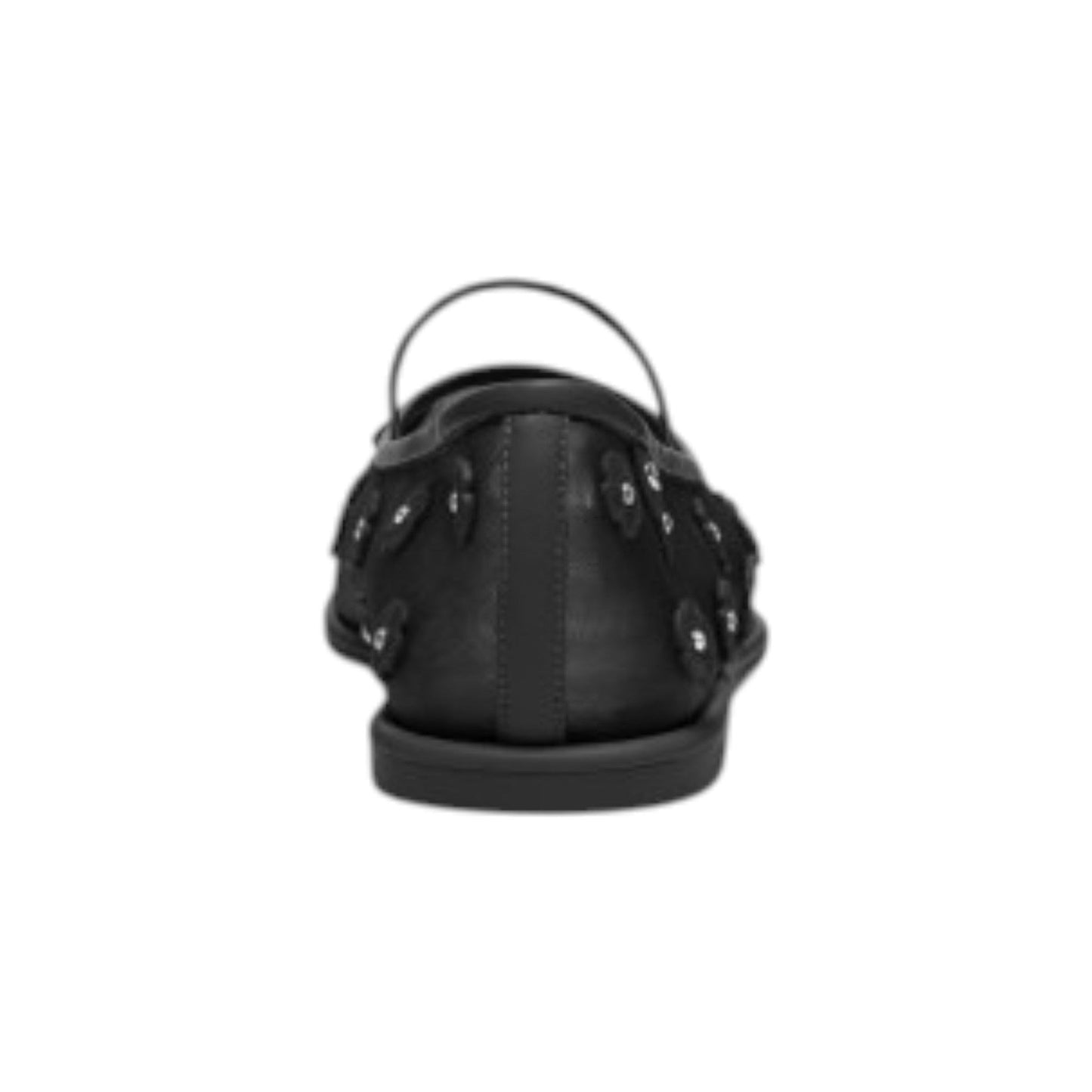 Kids Girl's Floral Mesh Bellorinas,Black