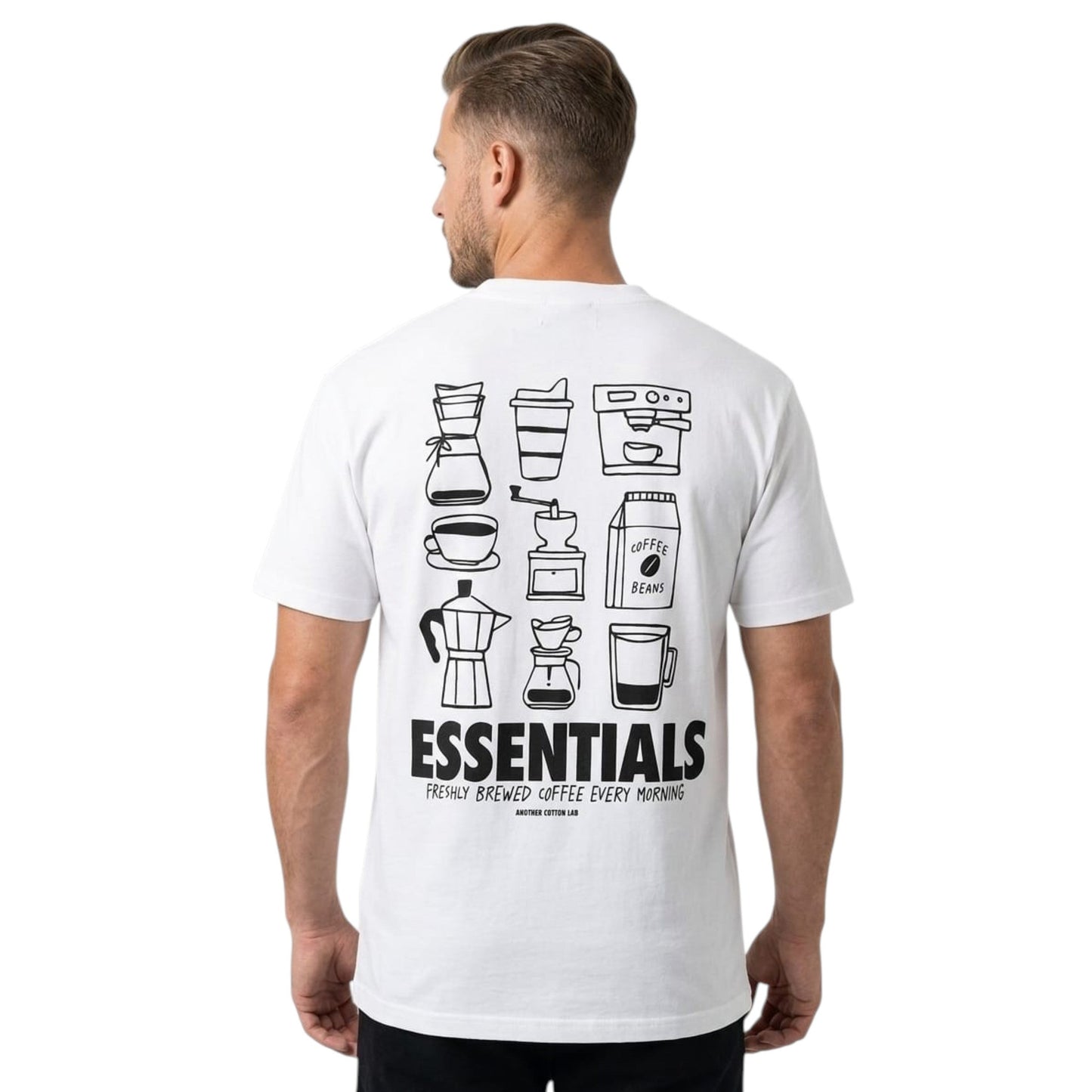 Men's Printed Top,White
