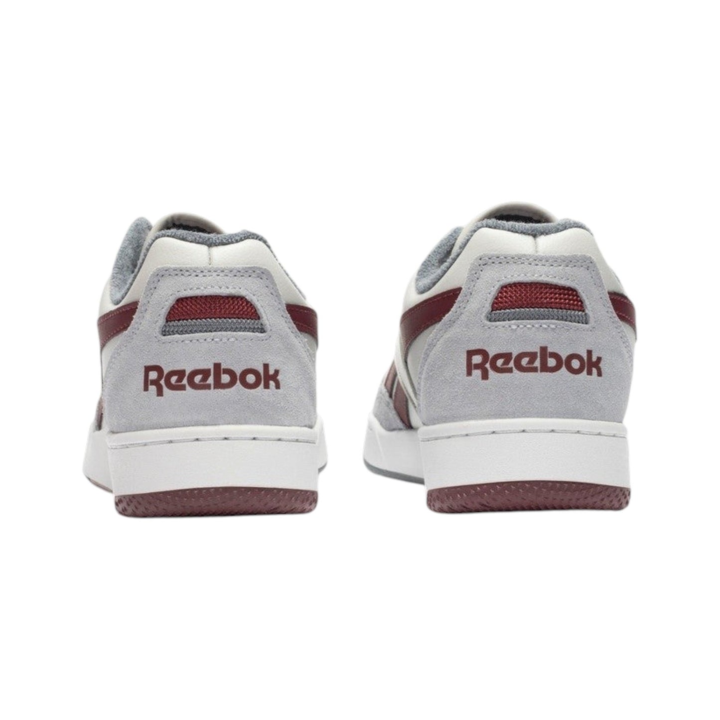 Men's Textured Shoes,Grey/ Burgandy