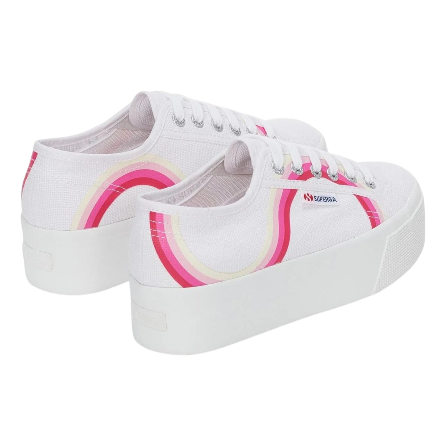 Women's Colorblocked Shoes,White