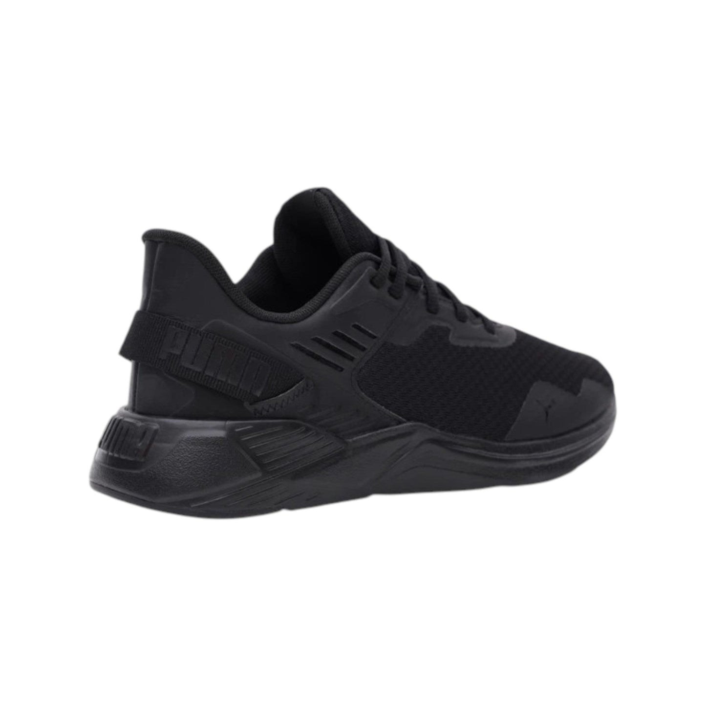 Men's Logo Patched Shoes,Black