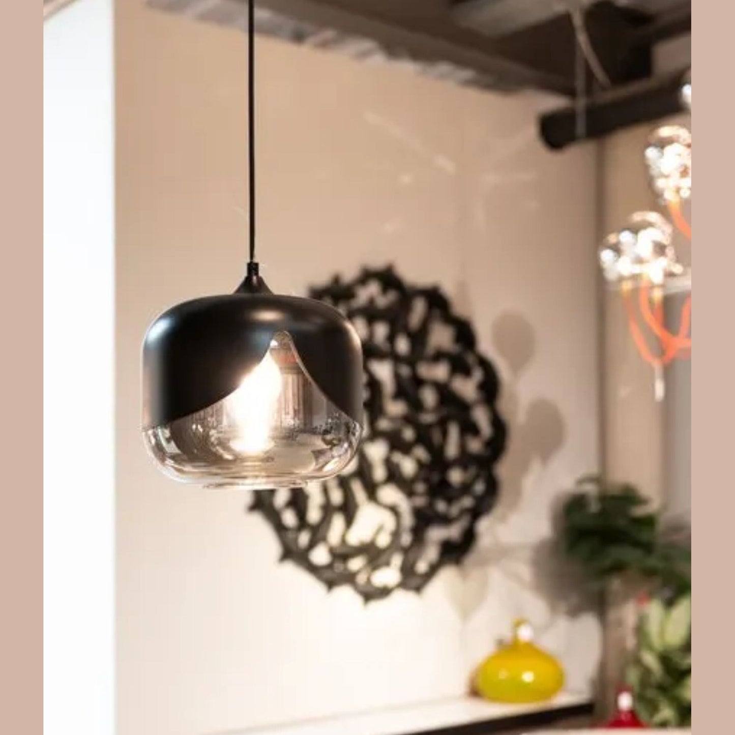 Hanging Lamp Smoke Goblet